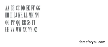 K22AmbelynCondensed Font