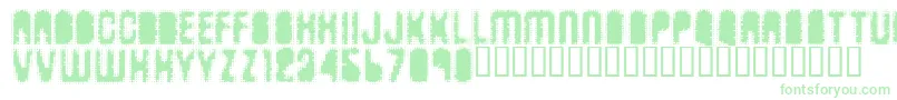 Antkiller Font – Green Fonts on White Background