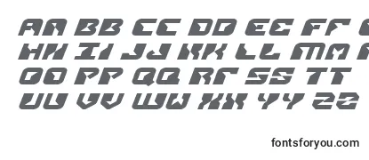 ReplicantExpandedItalic Font