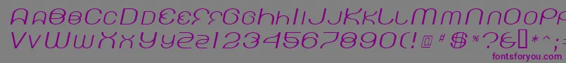 KickingLimos Font – Purple Fonts on Gray Background