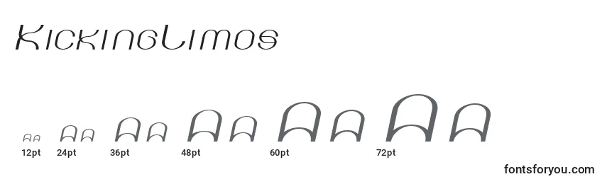 KickingLimos Font Sizes