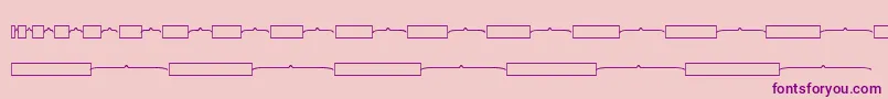 Kgmathbarmodels Font – Purple Fonts on Pink Background