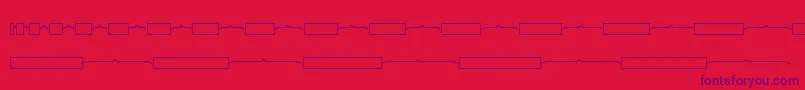 Kgmathbarmodels Font – Purple Fonts on Red Background