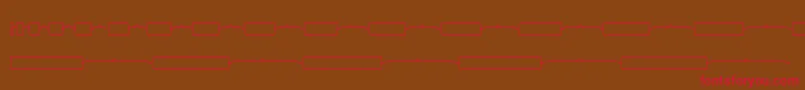 Kgmathbarmodels Font – Red Fonts on Brown Background