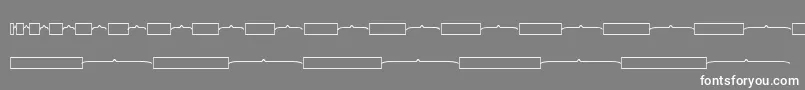 フォントKgmathbarmodels – 灰色の背景に白い文字