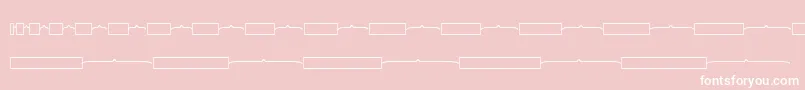 Kgmathbarmodels-Schriftart – Weiße Schriften auf rosa Hintergrund