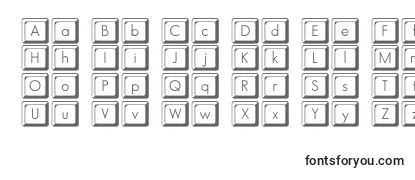 Шрифт Keycapsflf