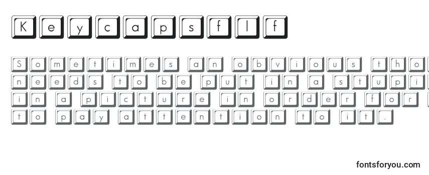 Шрифт Keycapsflf