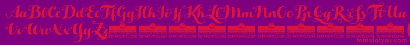Más sobre la fuente HelloScriptTrial fuente HelloScriptTrial – Fuentes Rojas Sobre Fondo Morado