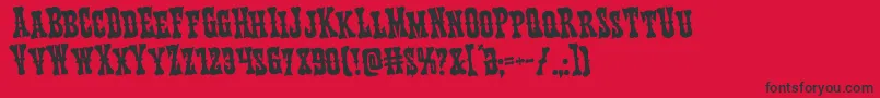 More about Texasrangerrotate Font Texasrangerrotate Font – Black Fonts on Red Background