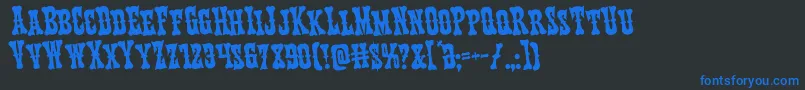 More about Texasrangerrotate Font Texasrangerrotate Font – Blue Fonts on Black Background