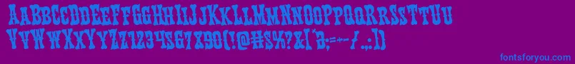 More about Texasrangerrotate Font Texasrangerrotate Font – Blue Fonts on Purple Background