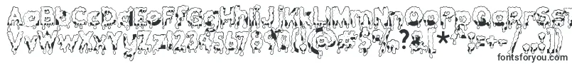 Gooeydrippysticky-fontti – Jännittävät fontit