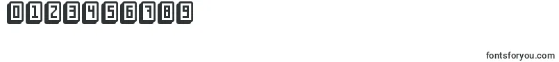MahjongToyBlock Font – Fonts for Numbers and Digits