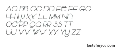 Обзор шрифта Vonique64Italic