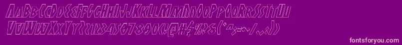 fuente Antikytheraoutlineital – Fuentes Rosadas Sobre Fondo Morado