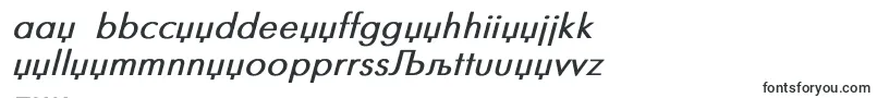 Шрифт FuturisBoldItalic – латышские шрифты