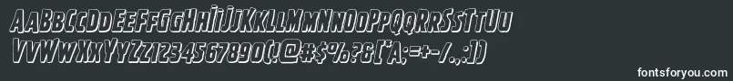 Ghoulishintentshadowital Font – White Fonts