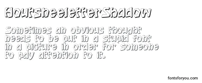 HoutsneeletterShadow Font