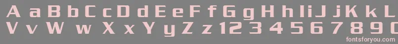 Srpt Font – Pink Fonts on Gray Background