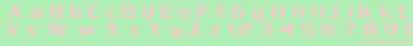 Srpt Font – Pink Fonts on Green Background