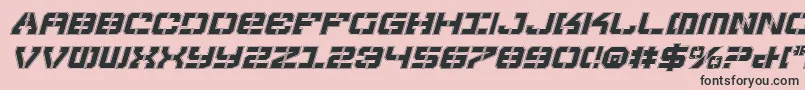 Шрифт VyperProItalic – чёрные шрифты на розовом фоне