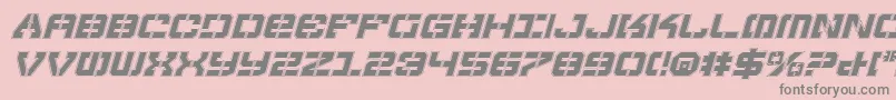 Шрифт VyperProItalic – серые шрифты на розовом фоне
