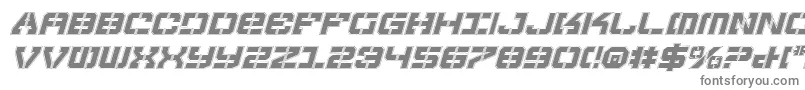 フォントVyperProItalic – 白い背景に灰色の文字