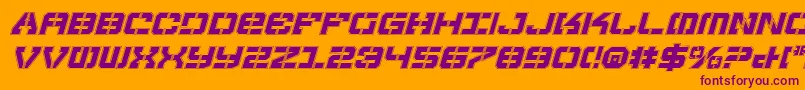 En savoir plus sur la police VyperProItalic Police VyperProItalic – polices violettes sur fond orange