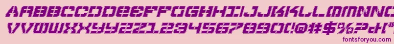fuente VyperProItalic – Fuentes Moradas Sobre Fondo Rosa