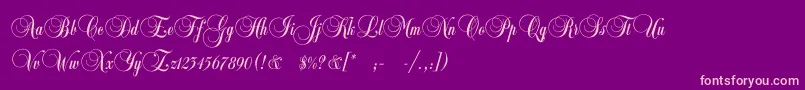 More about Copyistc Font Copyistc Font – Pink Fonts on Purple Background
