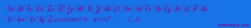 Más sobre la fuente Copyistc fuente Copyistc – Fuentes Moradas Sobre Fondo Azul
