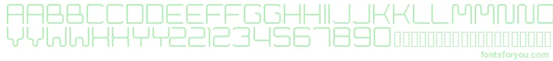 Cleptograph Font – Green Fonts on White Background