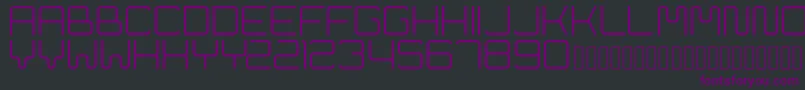 Cleptograph Font – Purple Fonts on Black Background