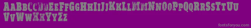 Weitere Informationen zur VtksRealm-Schriftart VtksRealm-Schriftart – Graue Schriften auf violettem Hintergrund