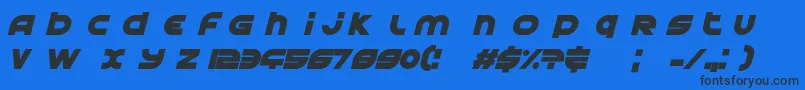 AstralDelightBlack Font – Black Fonts on Blue Background