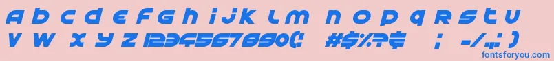 AstralDelightBlack Font – Blue Fonts on Pink Background