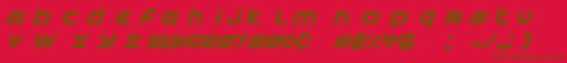AstralDelightBlack Font – Brown Fonts on Red Background
