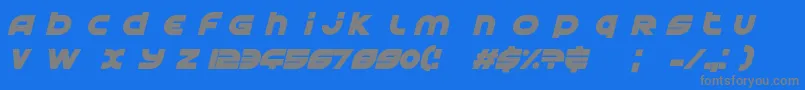 AstralDelightBlack Font – Gray Fonts on Blue Background