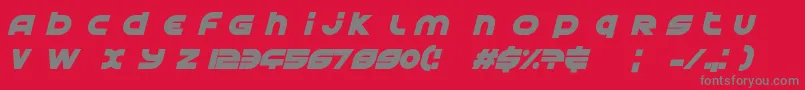 AstralDelightBlack Font – Gray Fonts on Red Background
