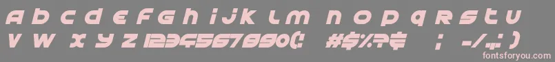 Шрифт AstralDelightBlack – розовые шрифты на сером фоне