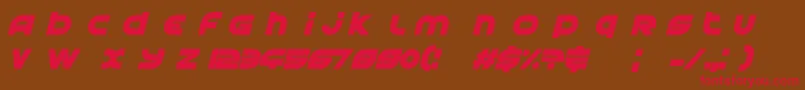 AstralDelightBlack Font – Red Fonts on Brown Background