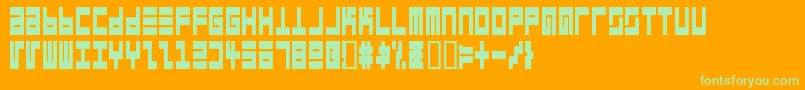 More about EppsEvansNarrowBlack Font EppsEvansNarrowBlack Font – Green Fonts on Orange Background