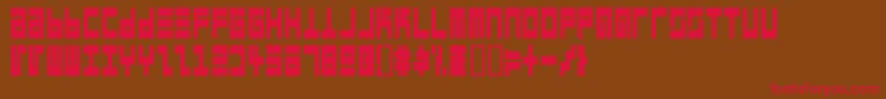 EppsEvansNarrowBlack Font – Red Fonts on Brown Background