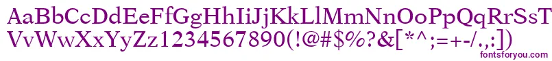 OrchidSsi Font – Purple Fonts on White Background