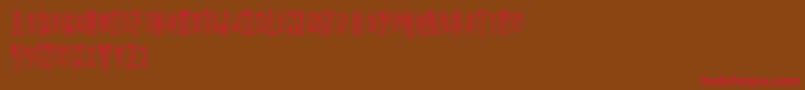 Fail ffy Font – Red Fonts on Brown Background