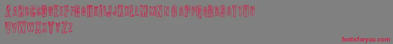 Fail ffy Font – Red Fonts on Gray Background