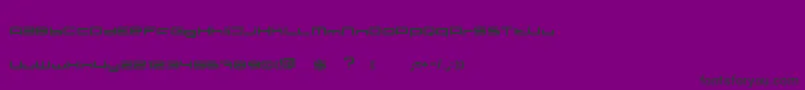 XxiiStatic Font – Black Fonts on Purple Background