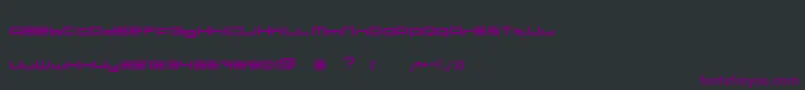XxiiStatic Font – Purple Fonts on Black Background
