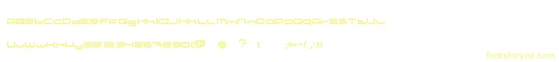 フォントXxiiStatic – 黄色のフォント